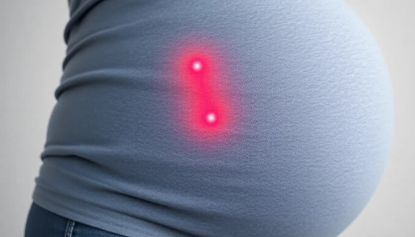 Zwanger en pijn onder de ribben? Wat je moet weten voor jouw gezondheid! - Illustration