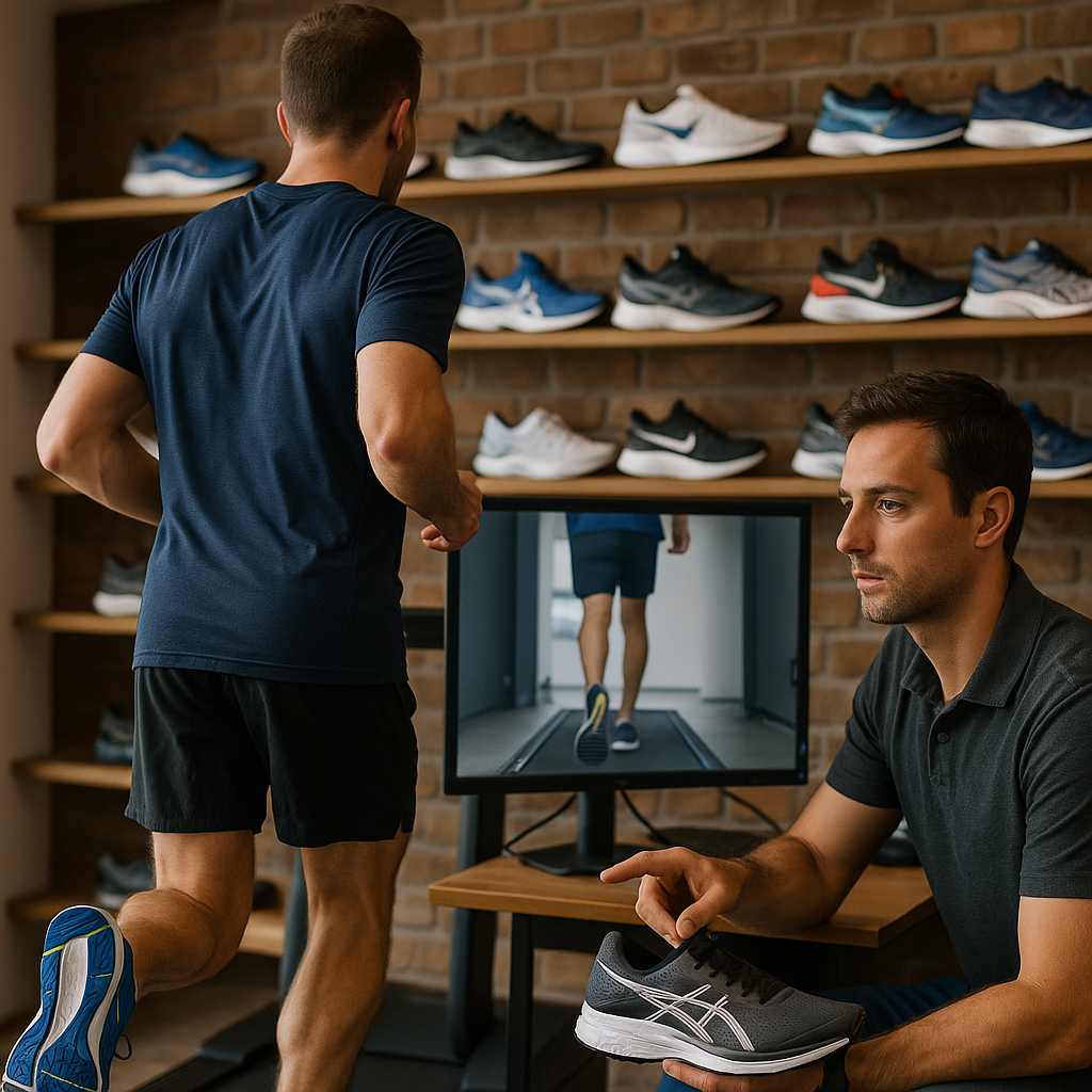 Vind de perfecte hardloopschoenen voor heren met geavanceerde loopanalyse - Illustration