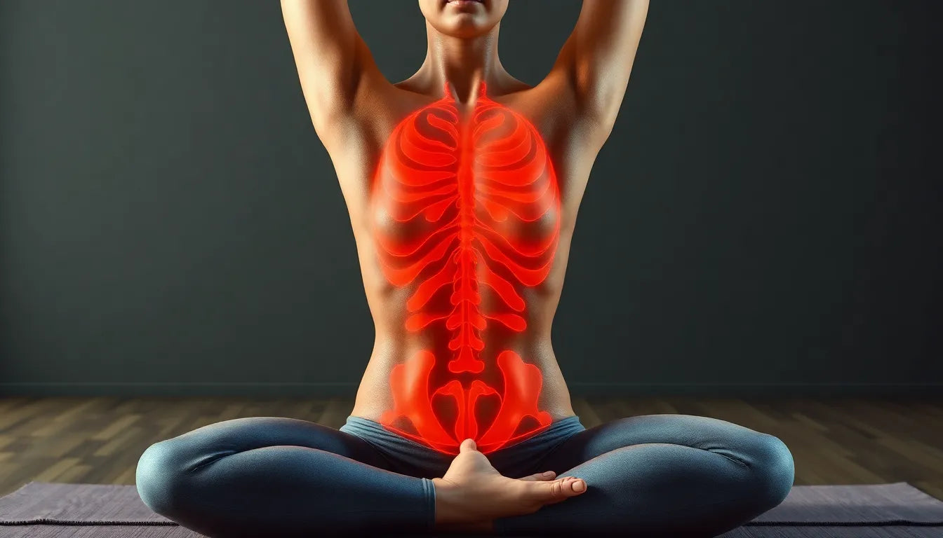 Ontspan je nek met deze yoga-oefeningen voor de oefenlezer - Illustration