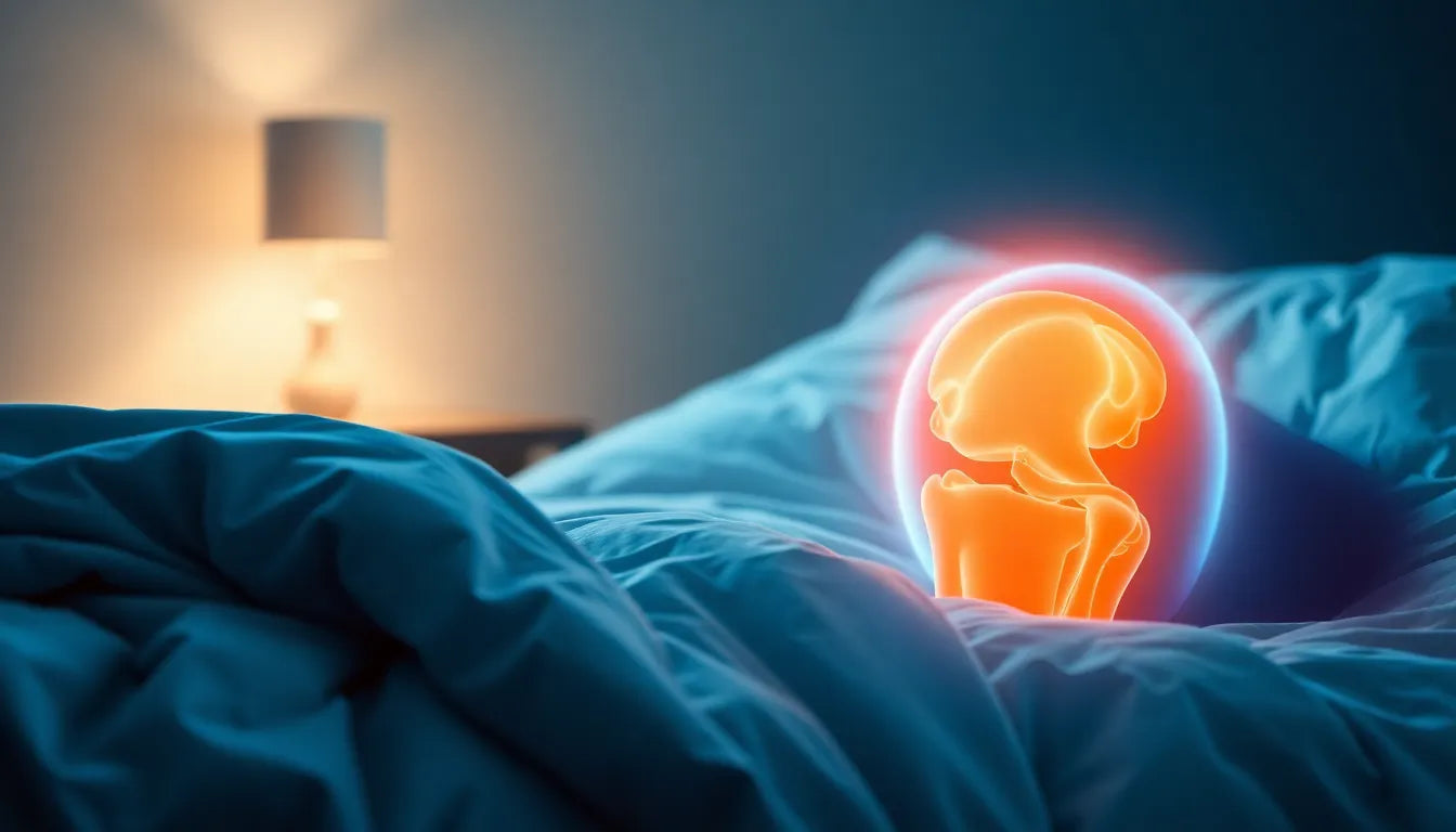 Word 's nachts wakker van kniepijn? Ontdek de oorzaken en oplossingen - Illustration