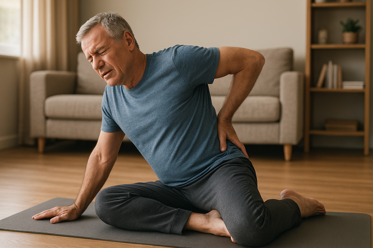 Oefenlezer ontdekt de beste oefeningen voor facetartrose in de onderrug - Illustration