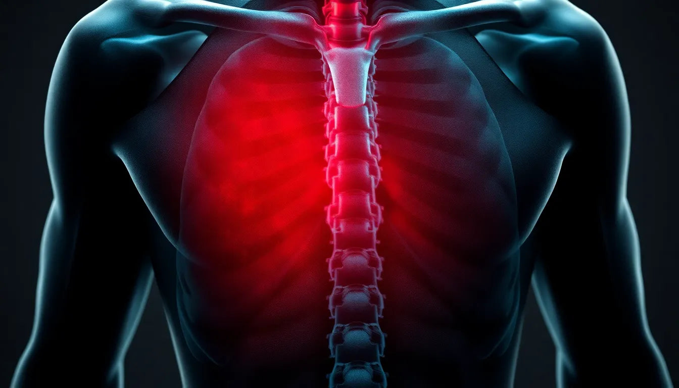 Ontdek verlichting voor pijn in de rechterzijde van de rug onder de ribben - Illustration