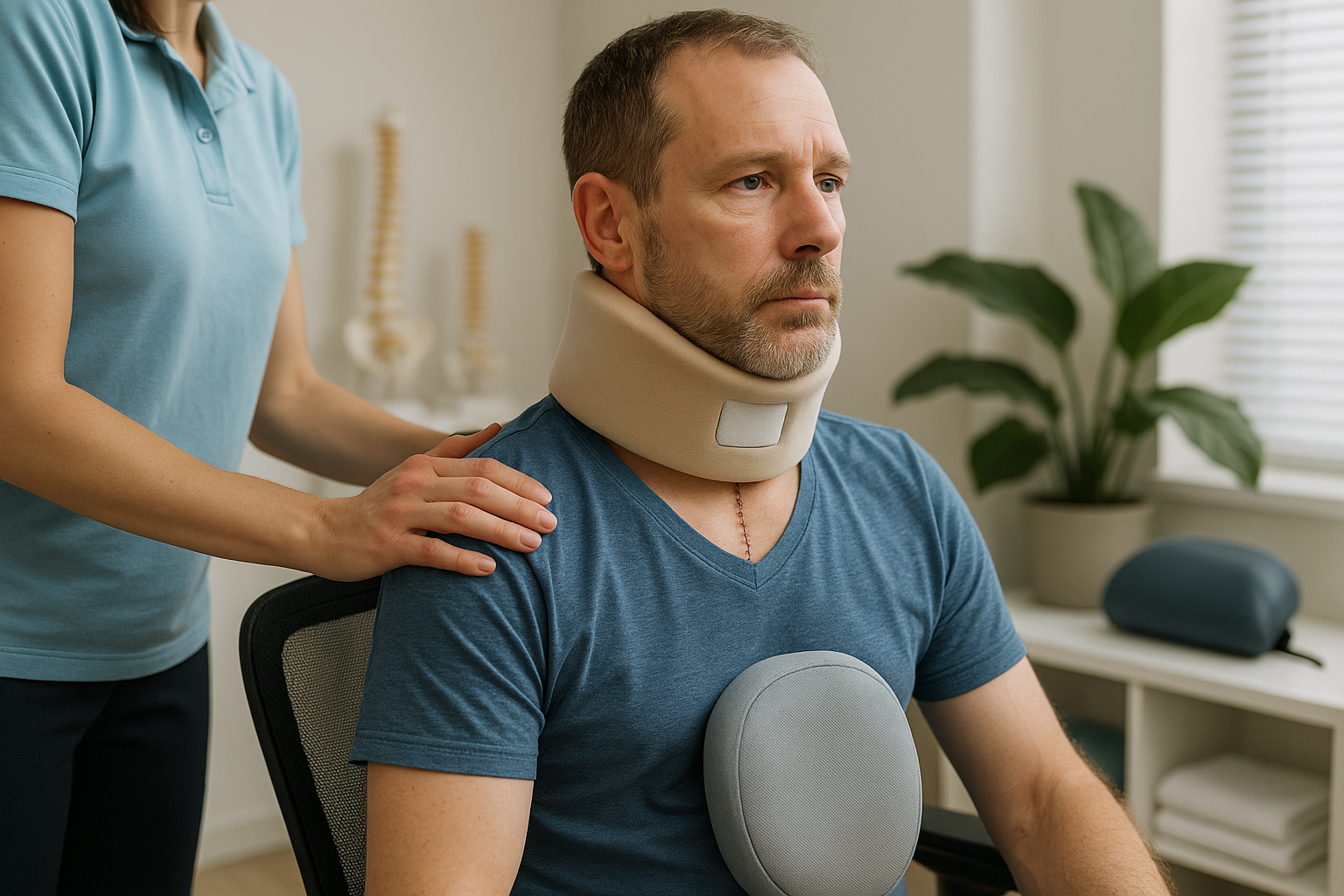 Herstel na een nekhernia-operatie: ontdek de weg naar pijnvrij leven - Illustration