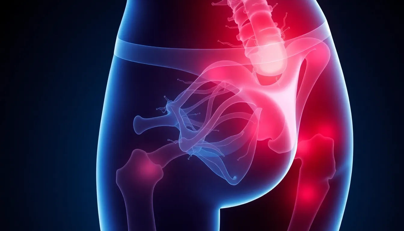 Sla pijn in onderbuik en onderrug voorgoed de deur uit - Illustration