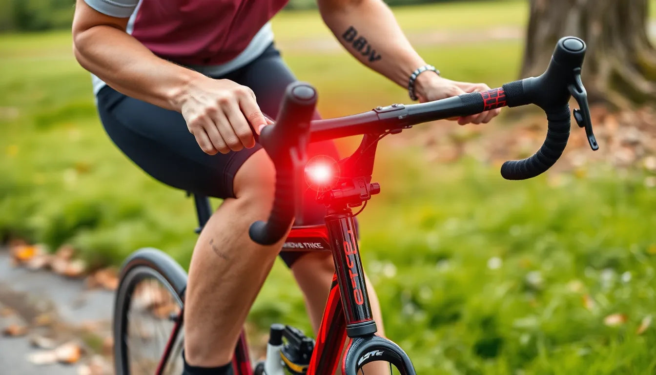 Fiets zonder pijn: zeg vaarwel tegen cykel ondt i nakken - Illustration
