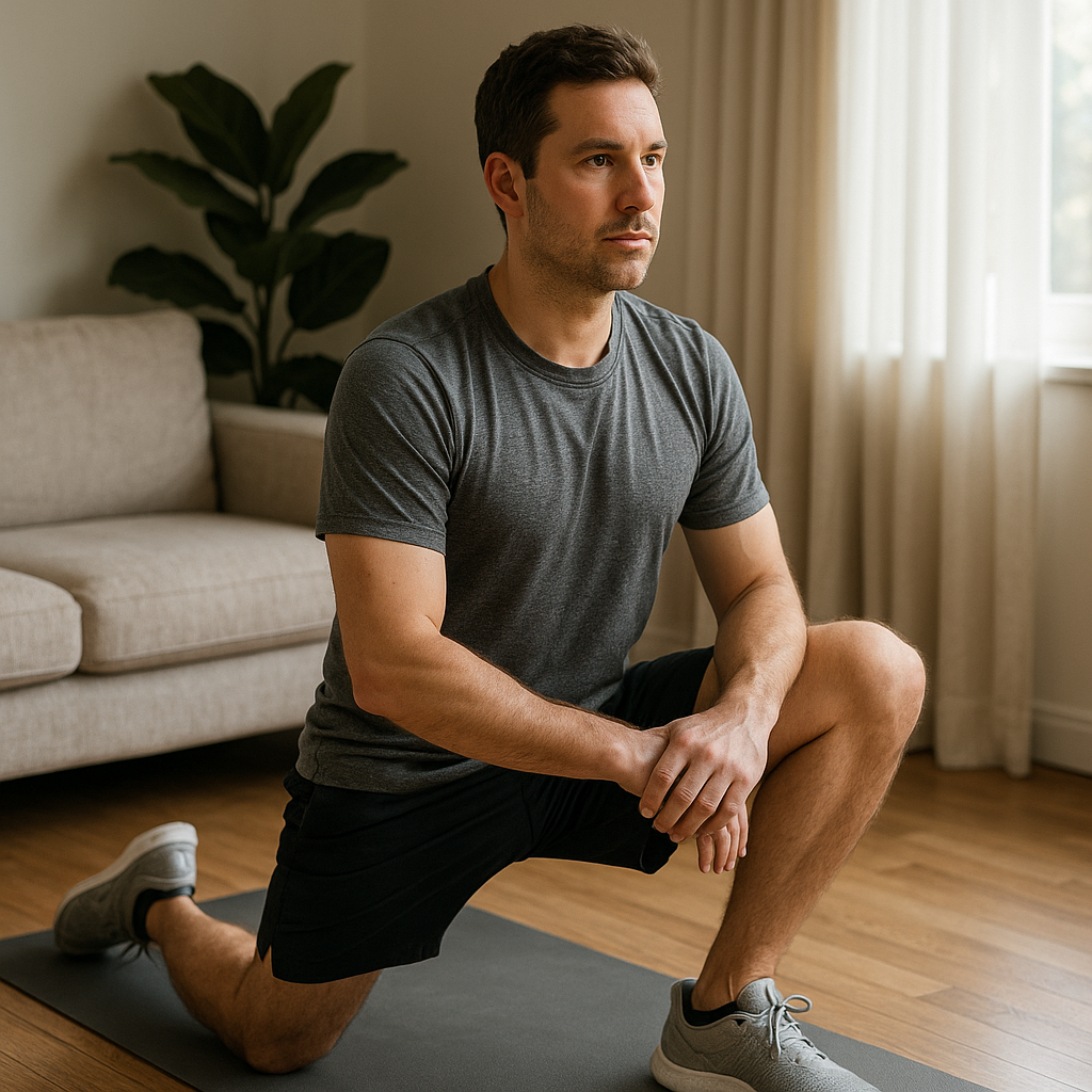 Heupstretches die je leven veranderen: ontdek de kracht van stretch hanche - Illustration