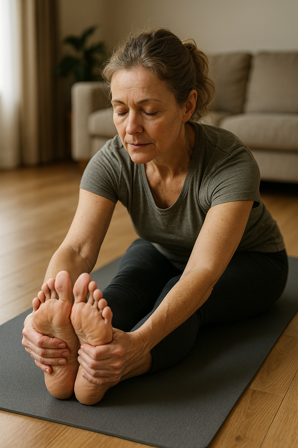 Yoga stretchen: ontdek de kracht van flexibiliteit en ontspanning - Illustration