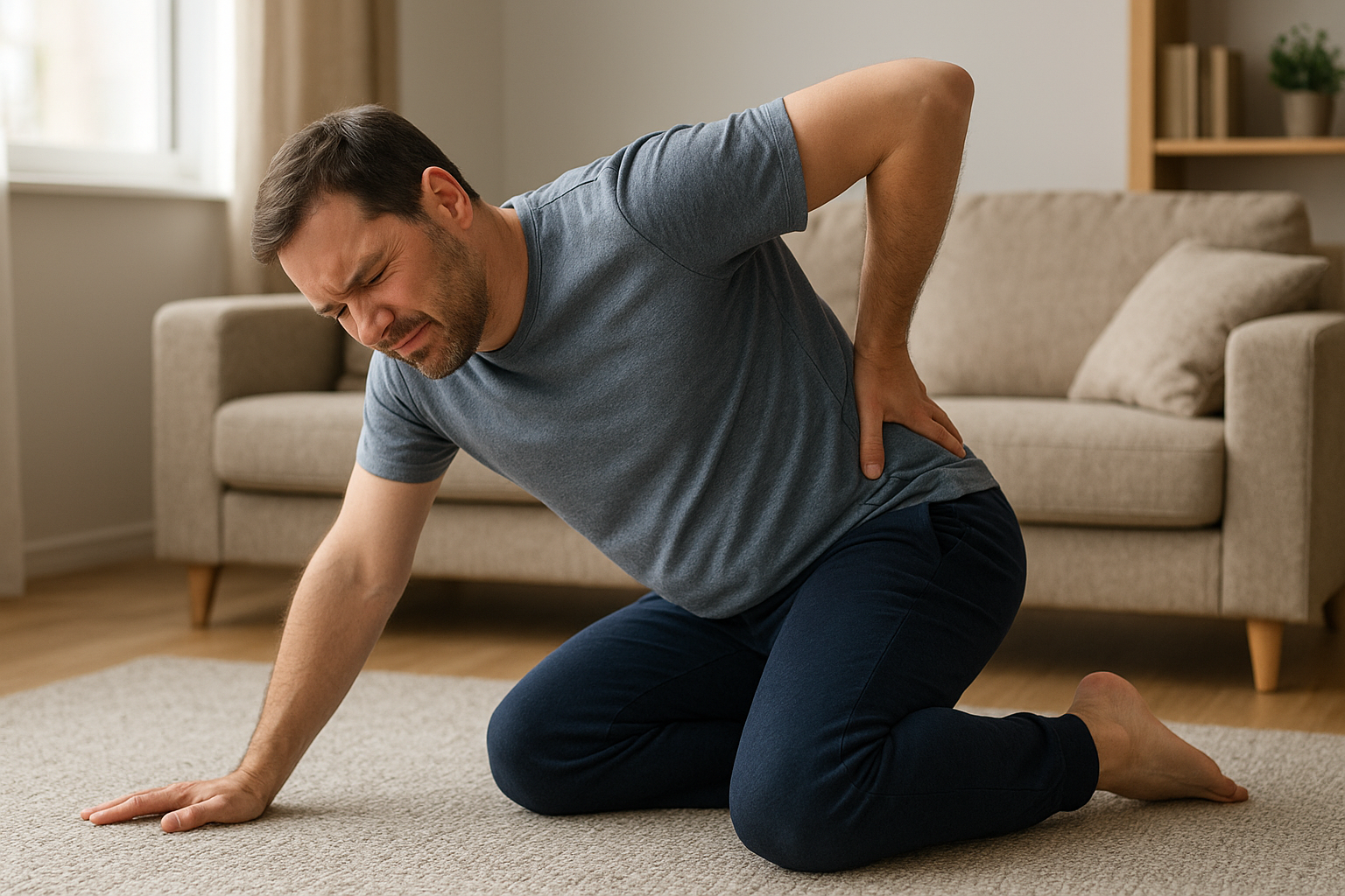 Oefenlezer ontdekt de beste oefeningen tegen lumbago voor directe verlichting - Illustration