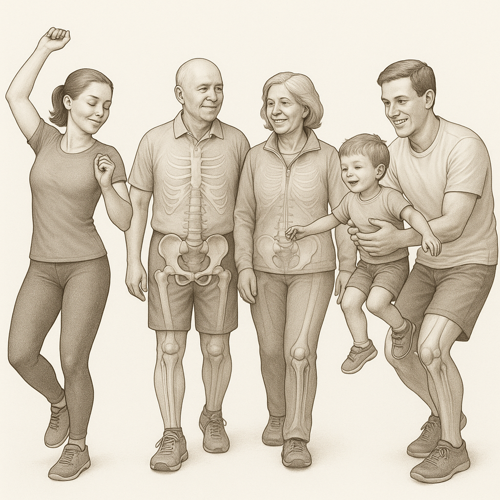 Beweeg met een glimlach: ontdek hoe leuk bewegen je leven kan verrijken! - Illustration