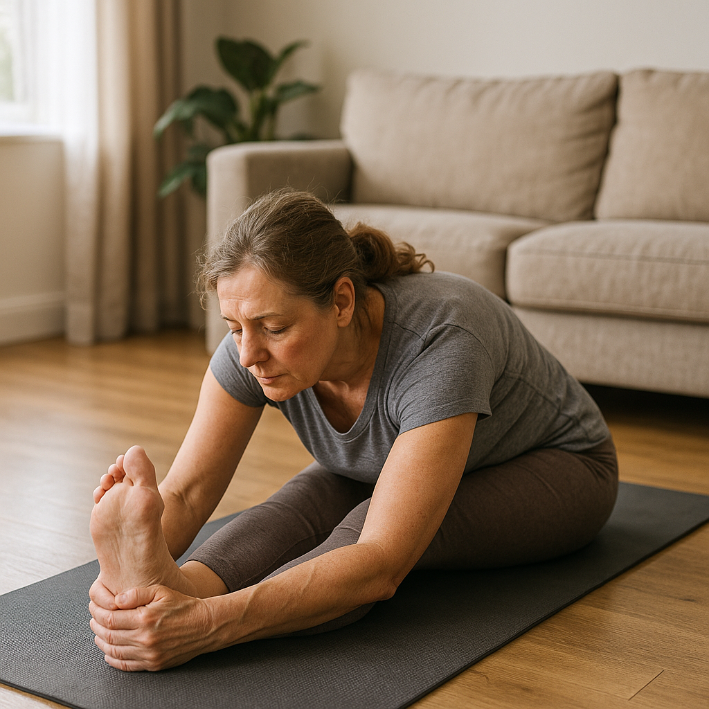 Ontdek de kracht van yoga voor verlichting van ischiaspijn - Illustration