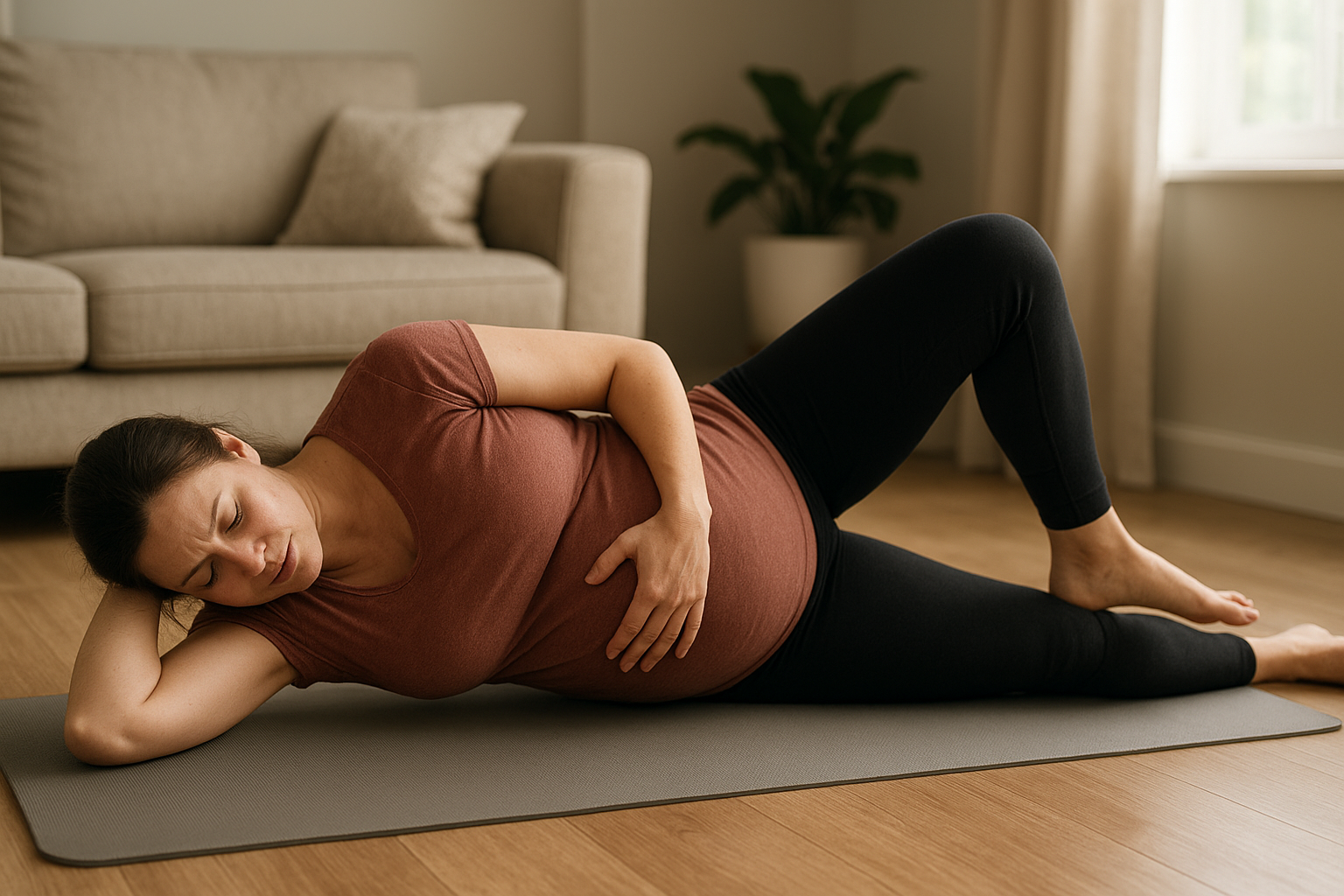 Ischiasoefenlezer: verlicht postpartum pijn met deze veilige moves - Illustration