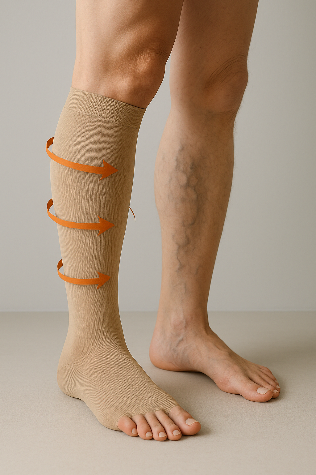 Ontdek de verborgen kracht van compressiekousen voor jouw welzijn - Illustration