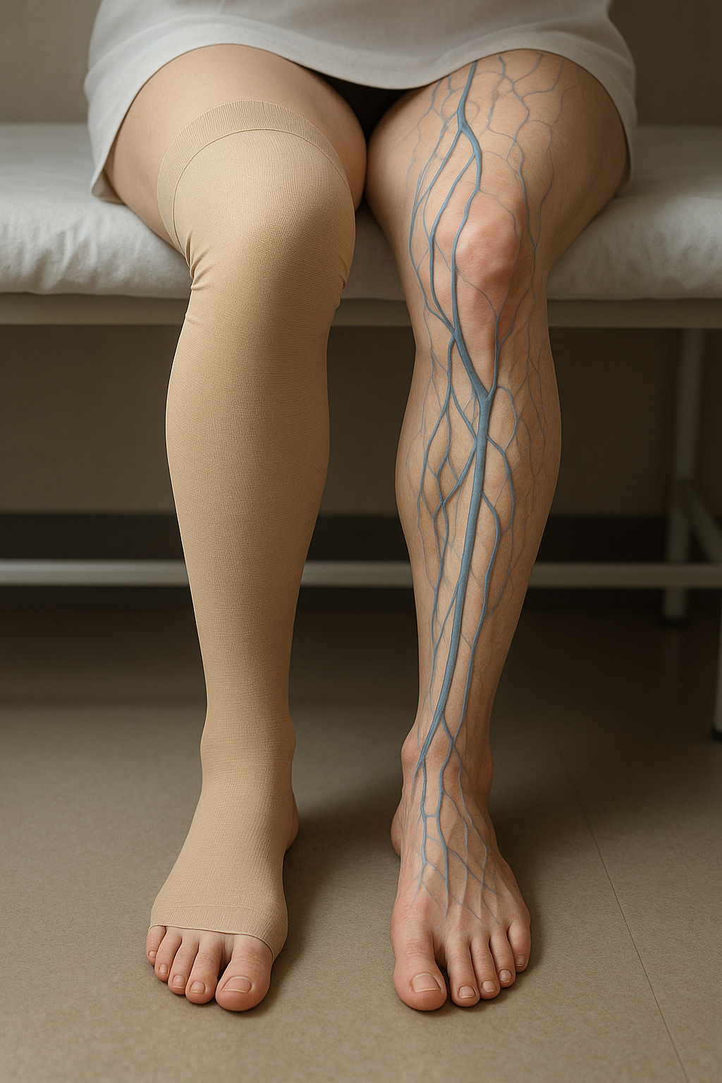 Ontdek de verborgen voordelen van compressiekousen voor jouw dagelijkse gezondheid - Illustration