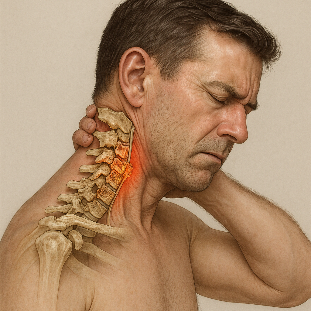 Ernstige cervicale artrose: wat te doen bij ondraaglijke nekpijn? - Illustration