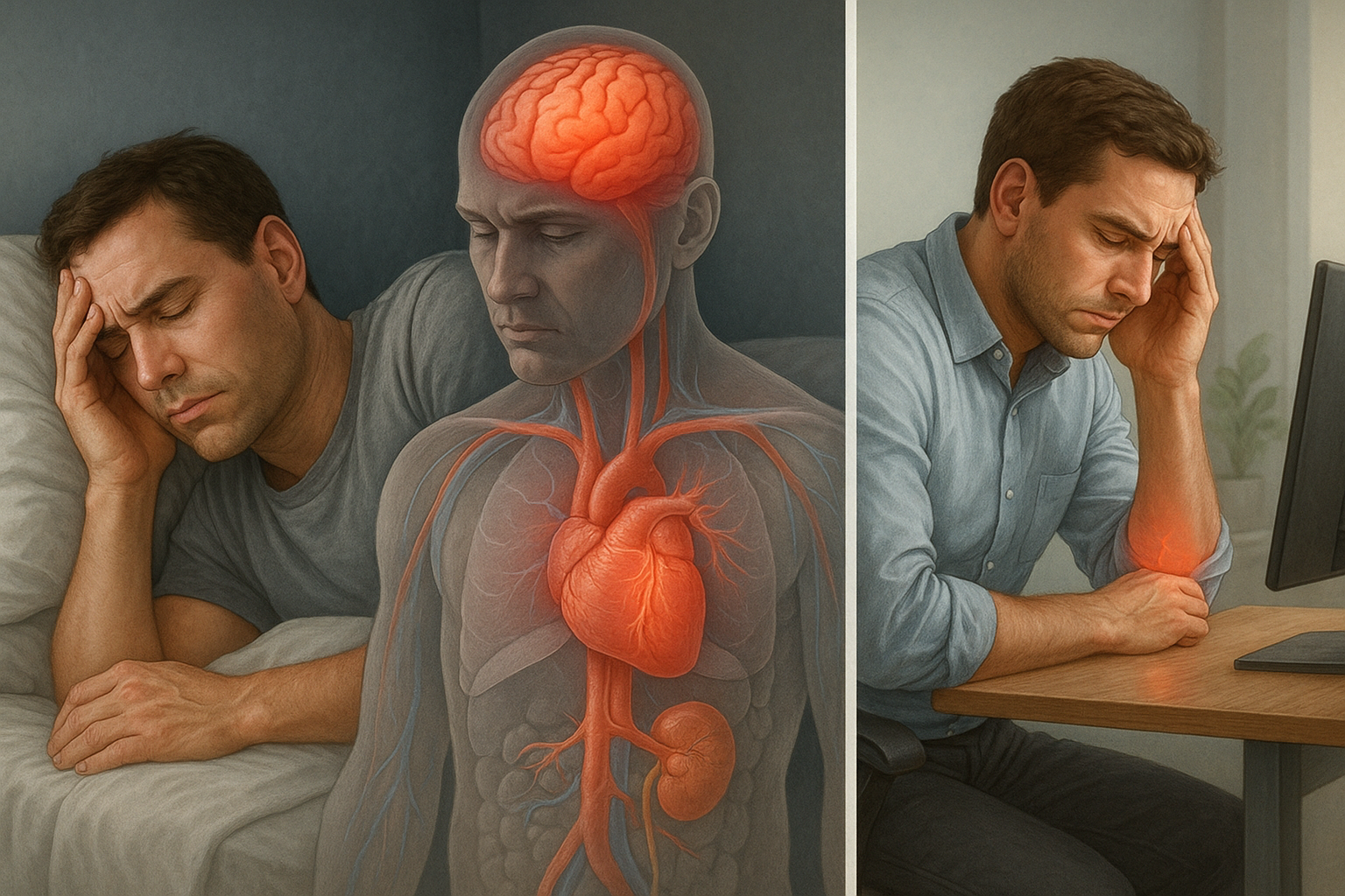Ontdek de verborgen impact van slechte slaap op je welzijn en hoe je het kunt verbeteren - Illustration