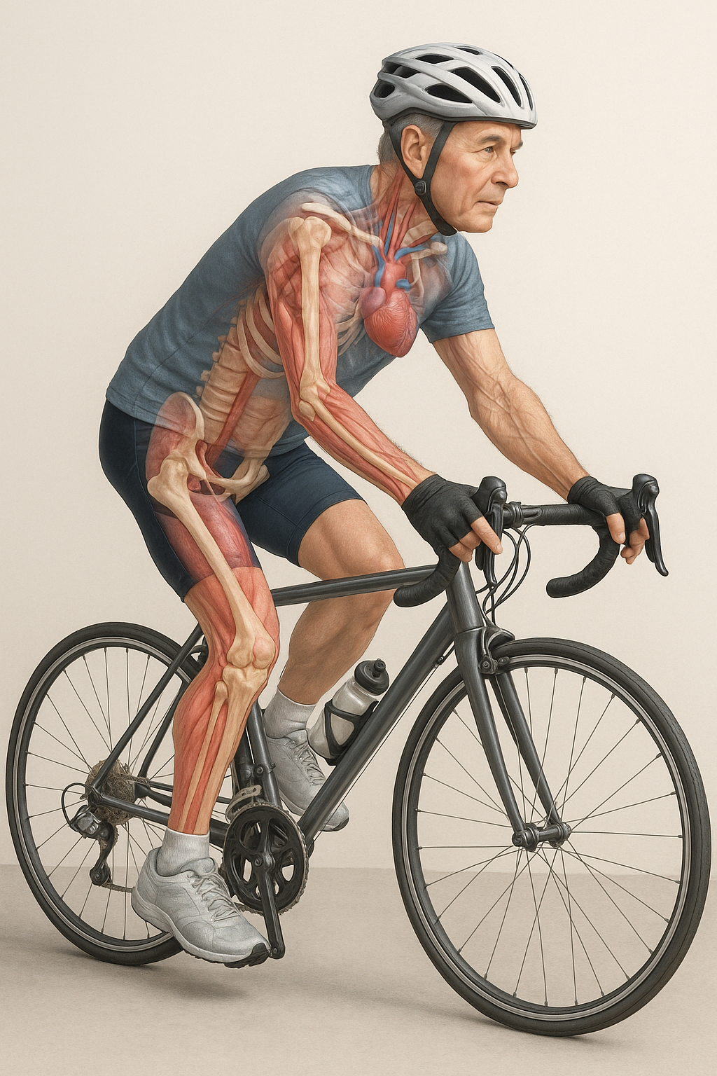 Fietsen als sport: de gezonde weg naar een fitter leven - Illustration