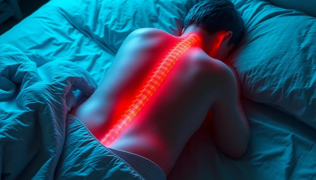 Vind verlichting voor pijn aan de rechterkant van je rug tijdens het liggen