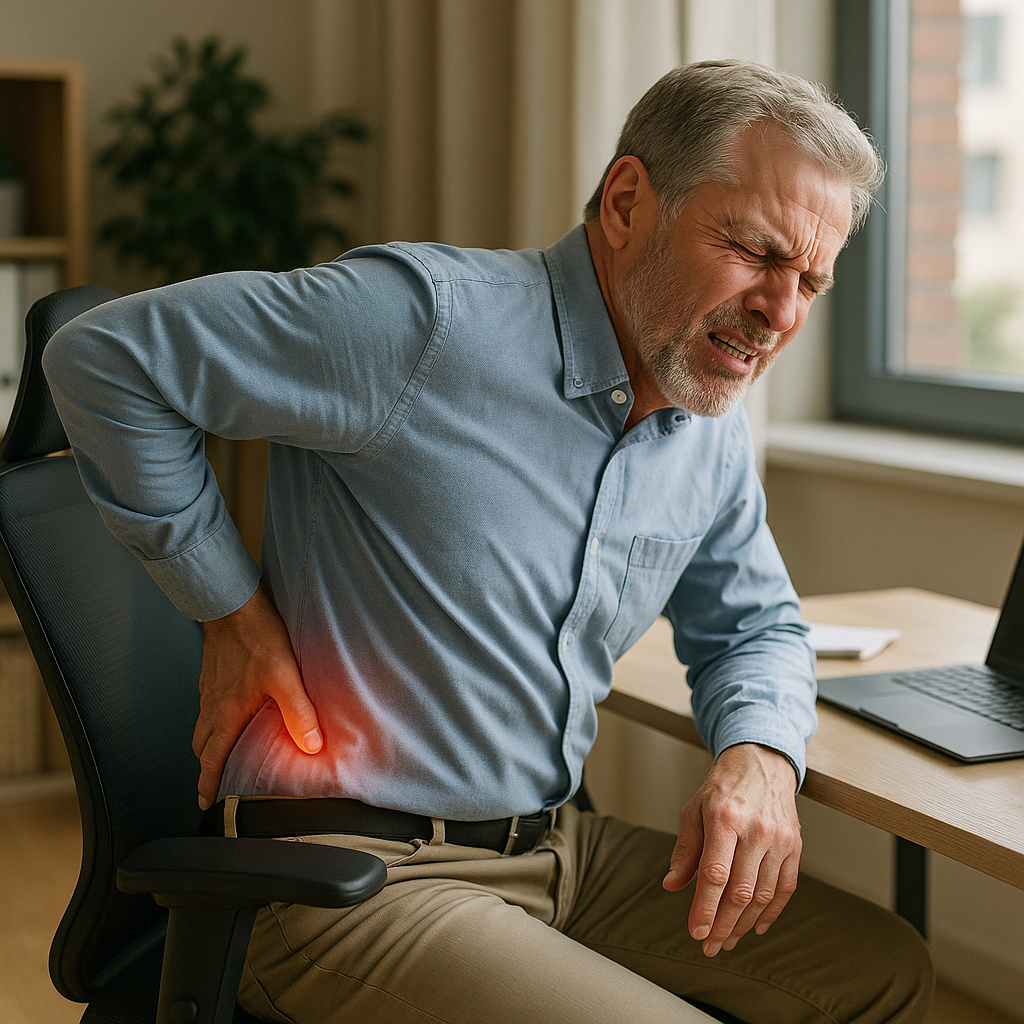Verlicht de pijn in onderrug en heup met slimme ergonomie