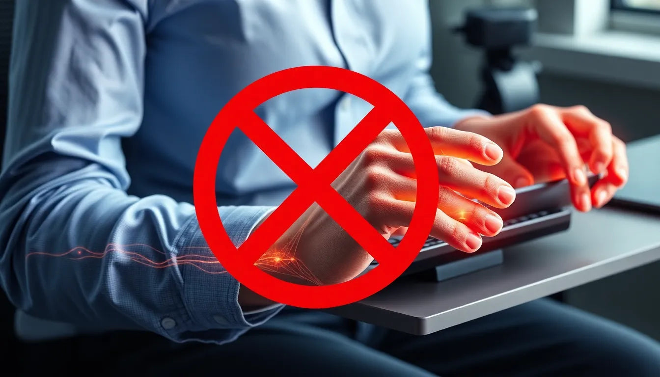 Verlicht polspijn met een ergonomisch repose poignet voor je clavier