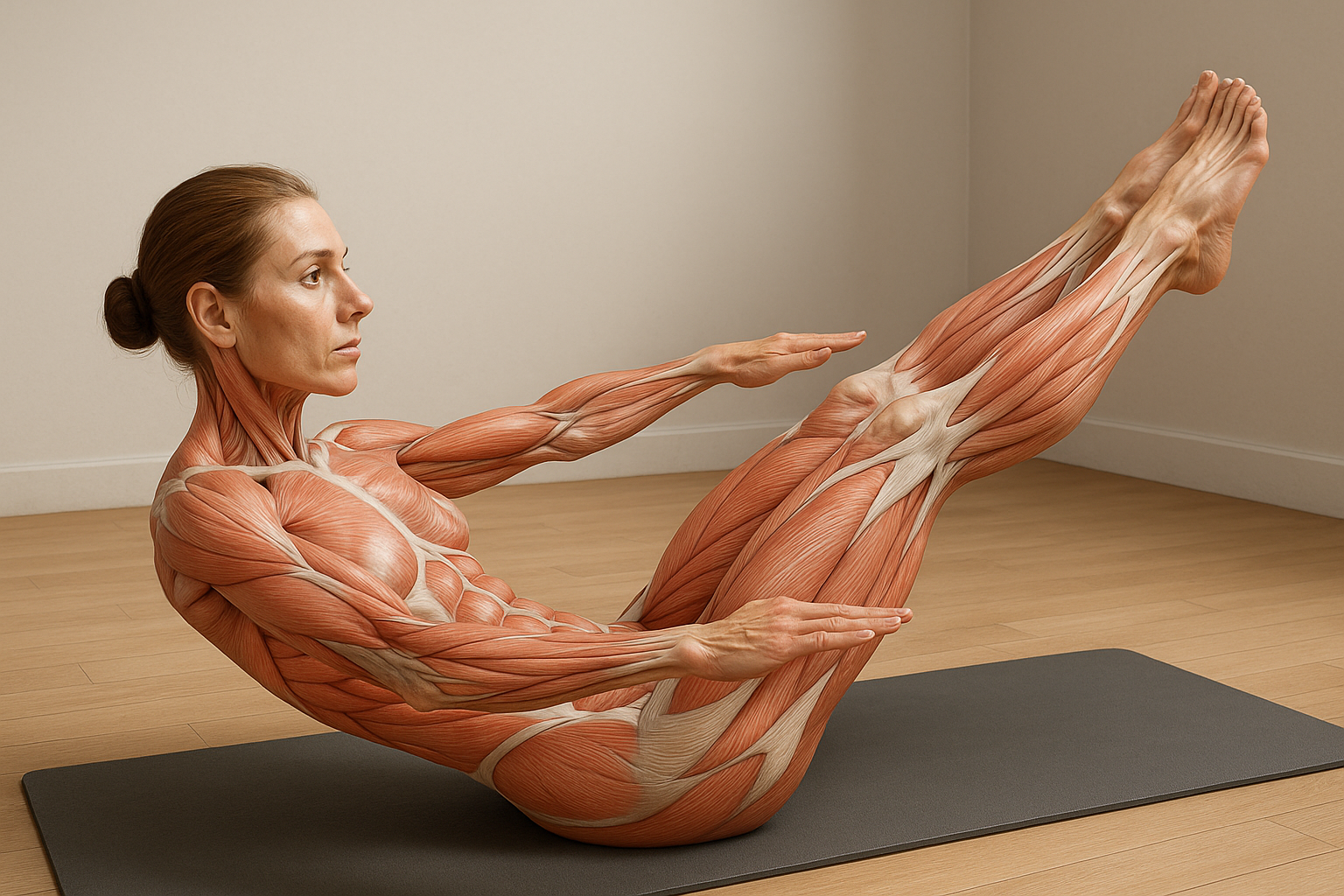 Ontdek de kracht van pilates voor een gezonde levensstijl - Illustration