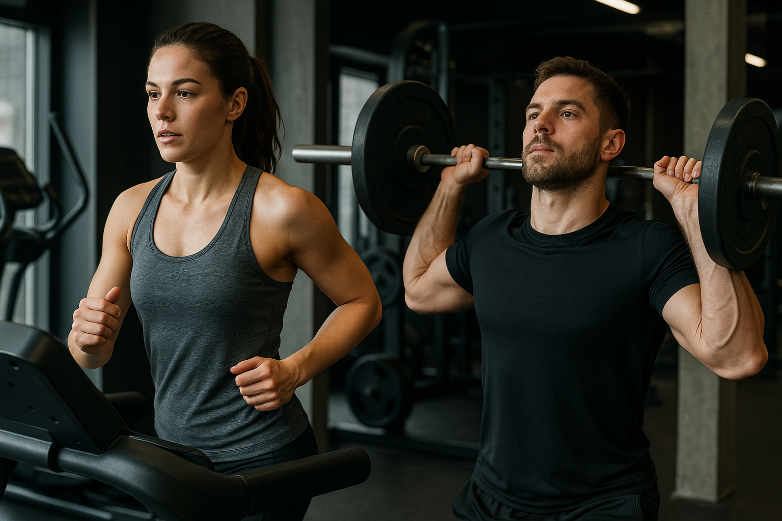 Verbeter je fitheid: combineer cardio en krachttraining effectief - Illustration