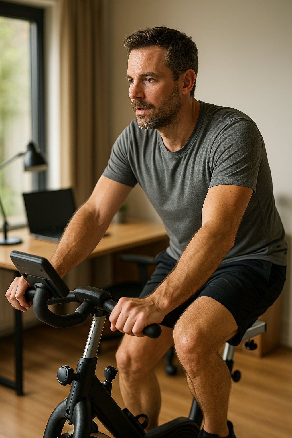 Cardiotraining: verbeter je conditie vanuit huis met ergonomische tips - Illustration