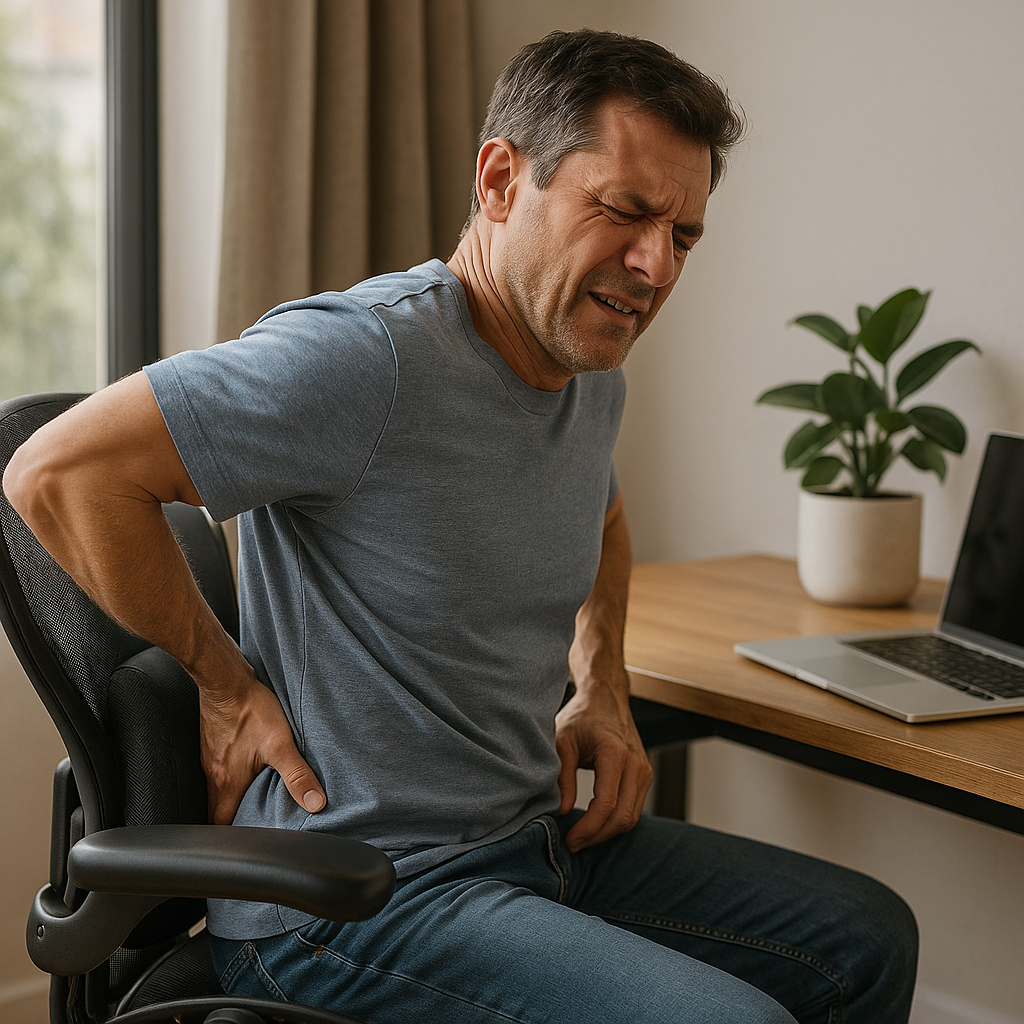 Verlicht rugblessures met slimme ergonomische oplossingen van Anodyne - Illustration