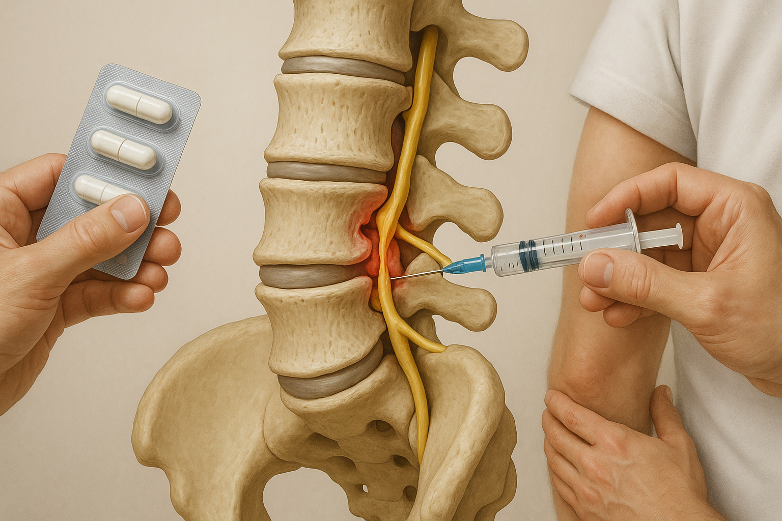 Spinale stenose behandeling: ontdek de juiste aanpak voor jouw klachten - Illustration