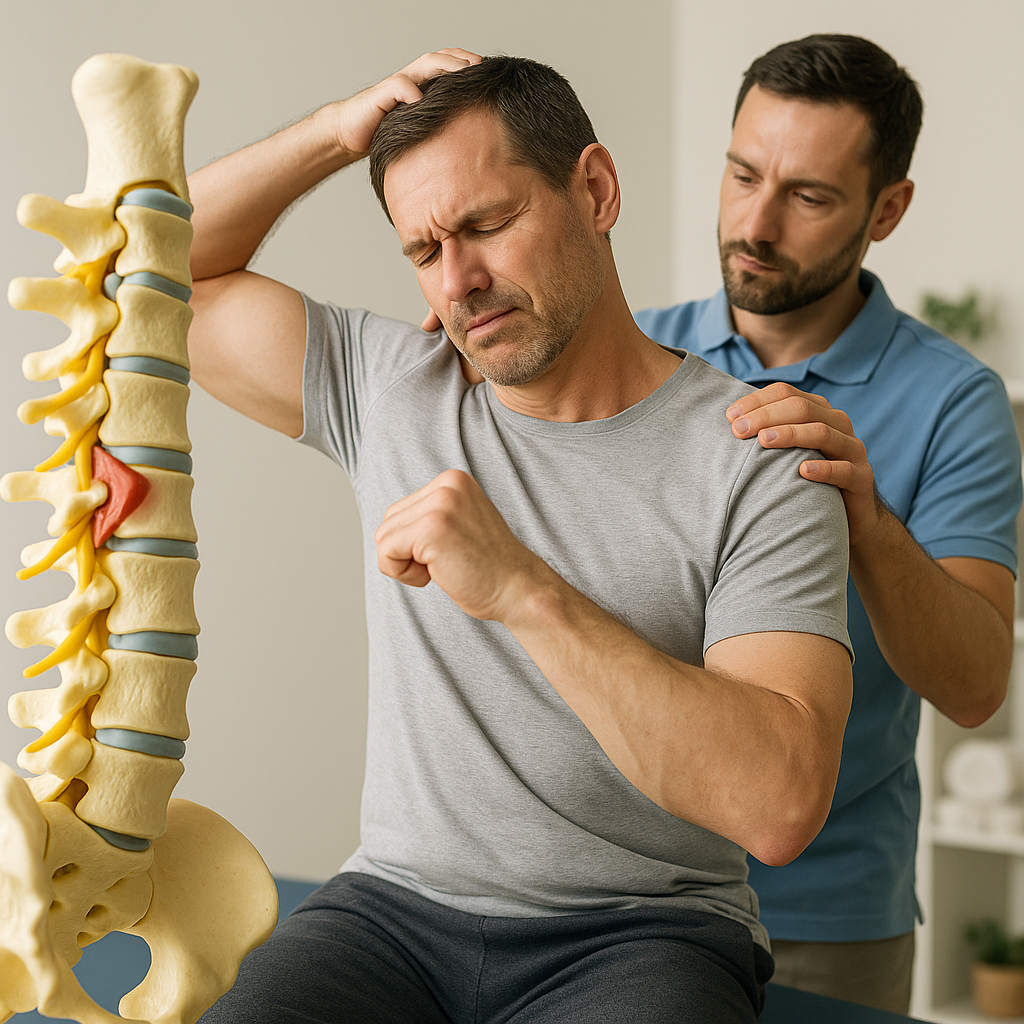 Herstel je nek met fysiotherapie: zeg vaarwel tegen hernia pijn!
