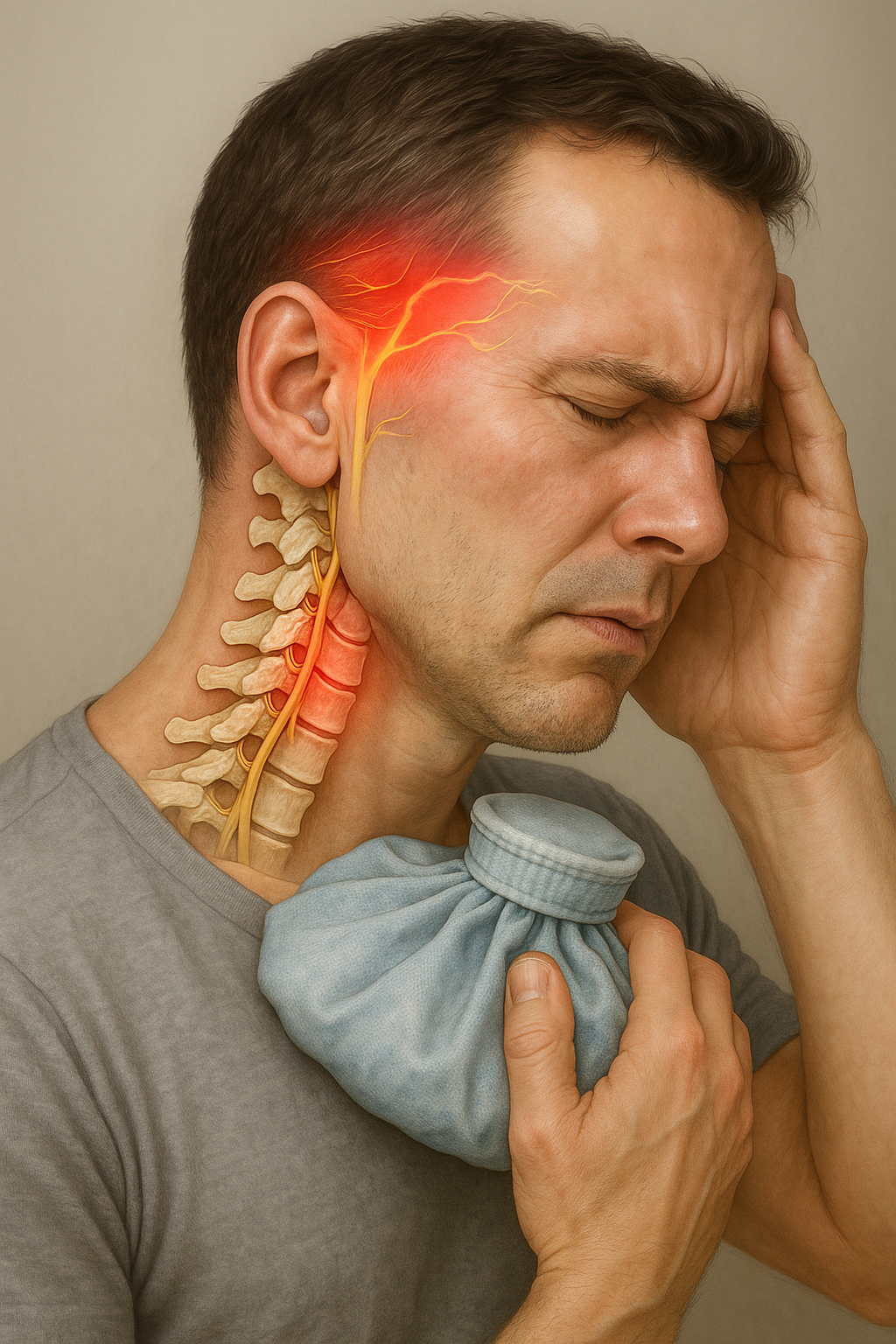 Verlicht nekpijn die naar je hoofd straalt met slimme ergonomische oplossingen