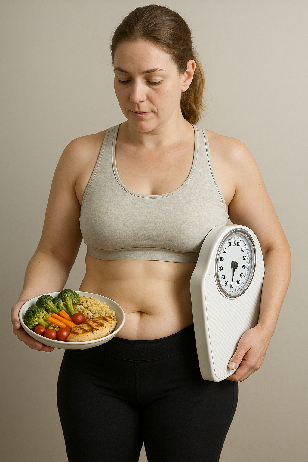 Ontdek het geheim van duurzaam gewichtsverlies: eet slimmer, beweeg meer en voel je beter! - Illustration