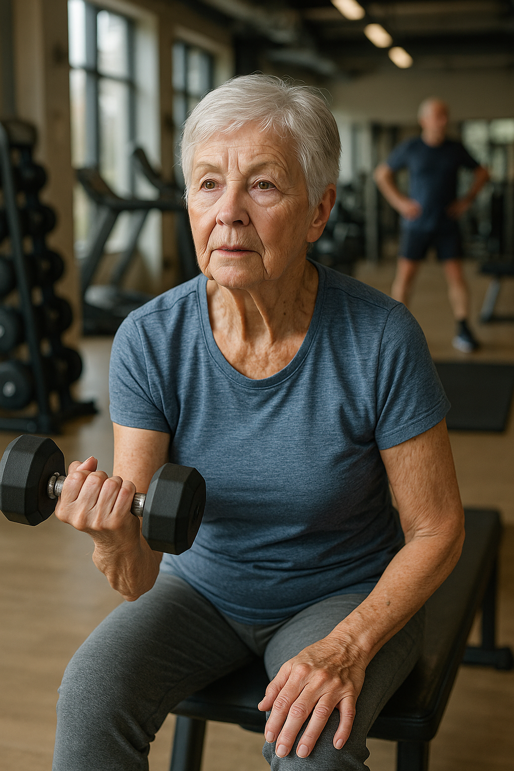 Fit en vitaal blijven na je 60e: ontdek de voordelen van fitness voor ouderen - Illustration