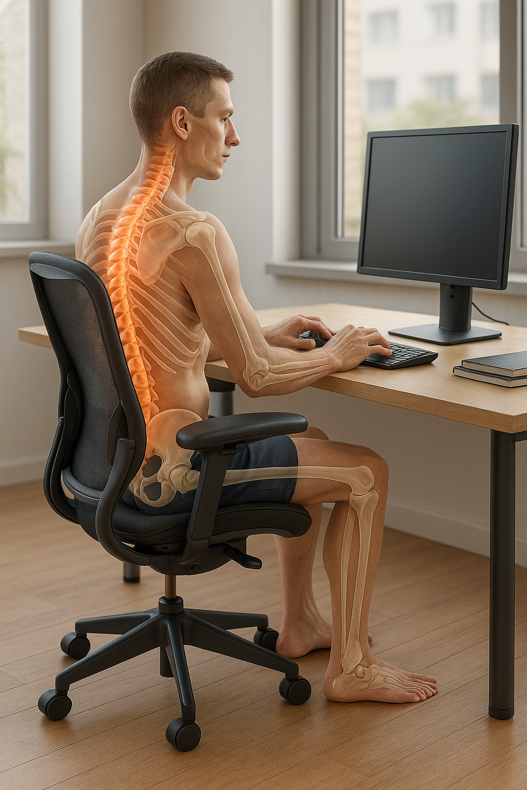 Ergonomie op de werkplek: de sleutel tot welzijn en productiviteit - Illustration