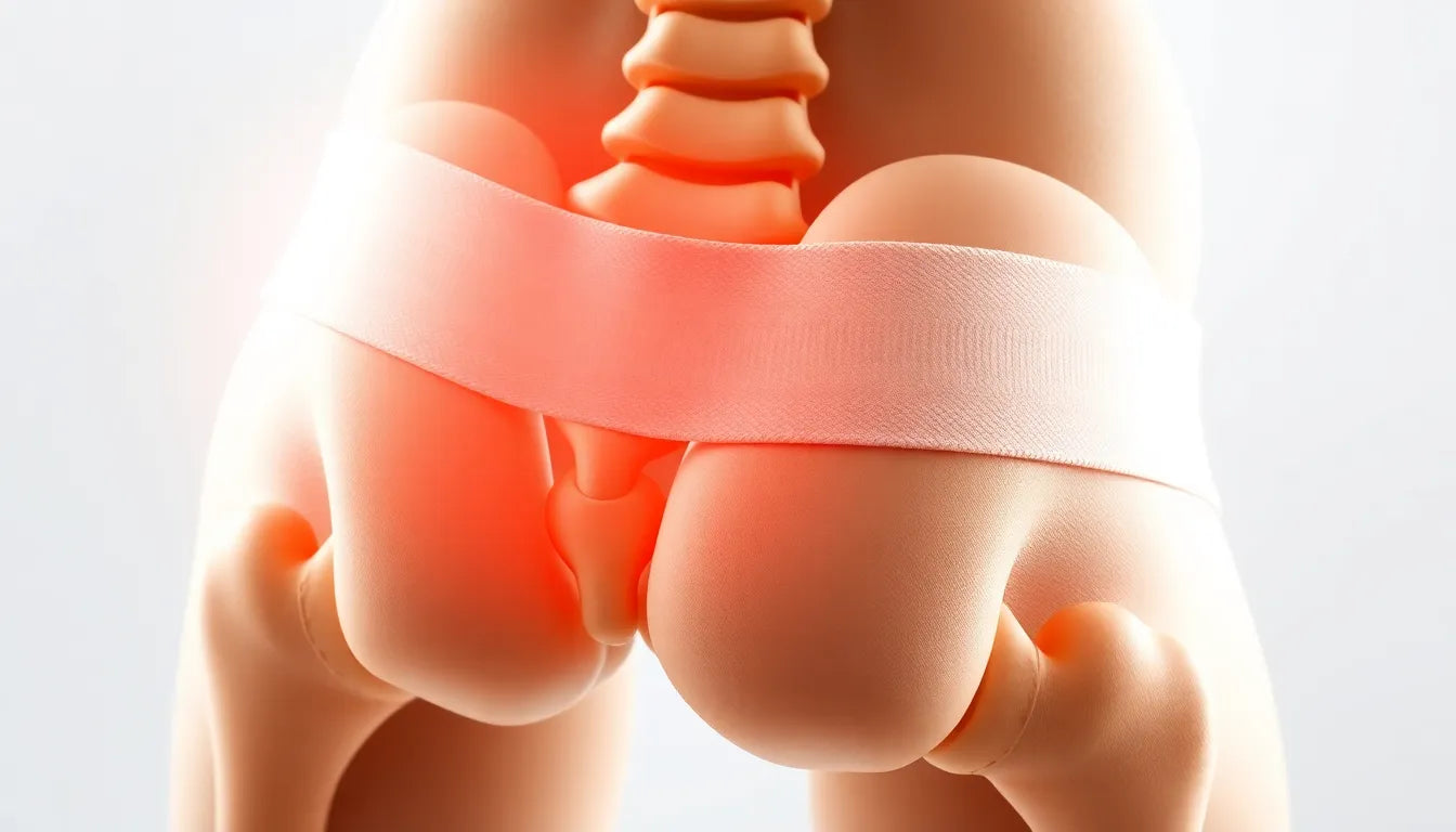 Ontdek de kracht van een ceinture lombaire voor verlichting van ischiaspijn - Illustration