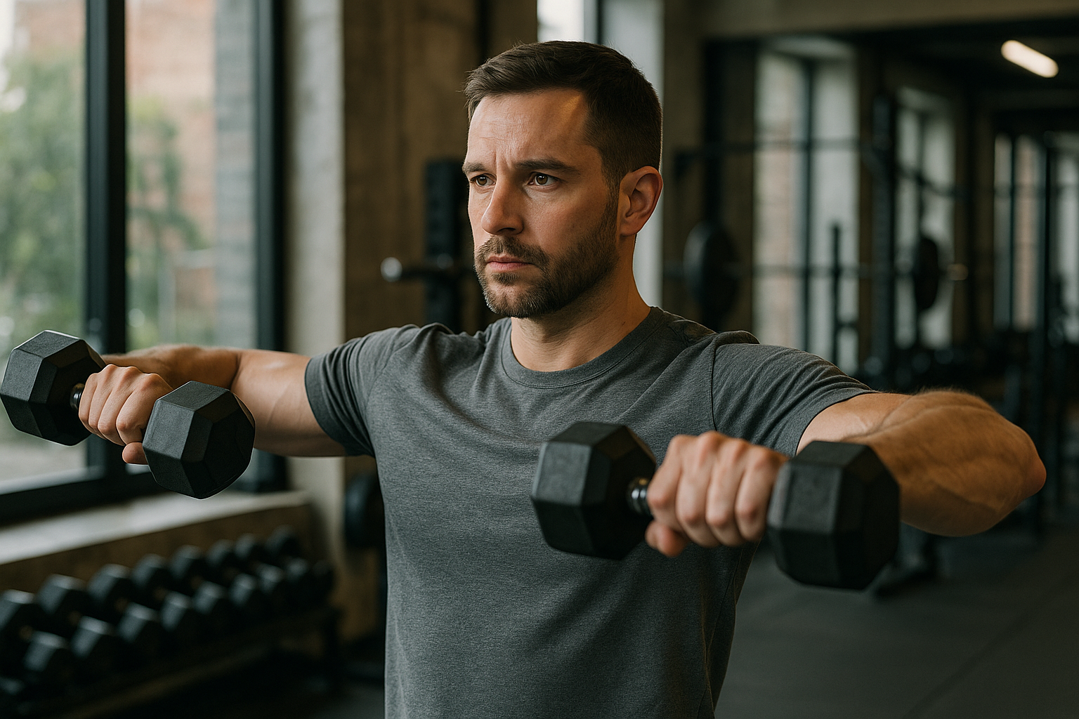 Schoudertraining: versterk je schouders met ergonomische oefeningen voor een gezonde werkhouding - Illustration