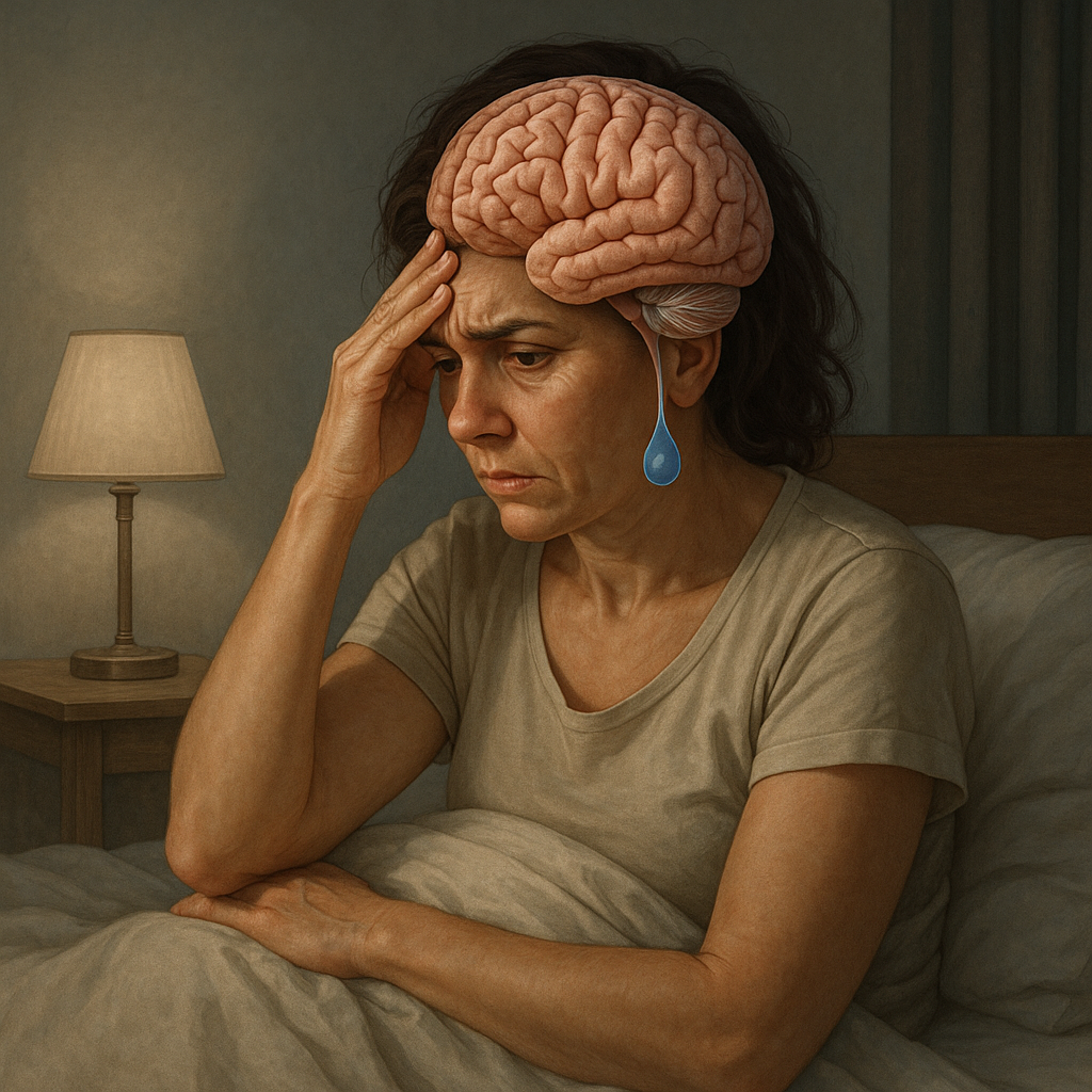 Stress houdt je wakker? Ontdek hoe je lichaam en geest tot rust brengt - Illustration