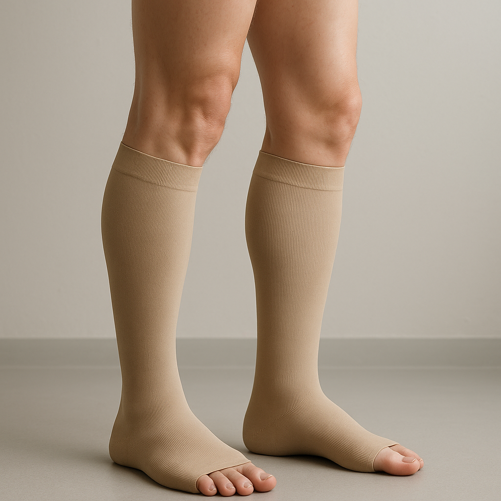 De kracht van compressiekousen: meer dan alleen steun en comfort - Illustration
