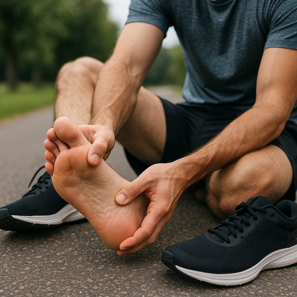 Hardlopen met hielspoor: blijf in beweging zonder pijn - Illustration
