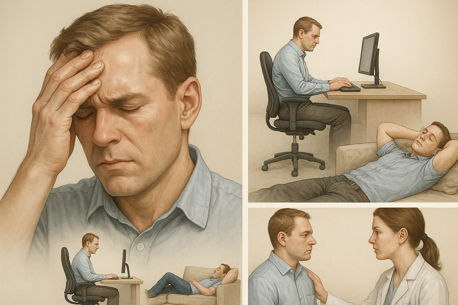Stresspreventie: ontdek de sleutel tot een gezonder leven - Illustration