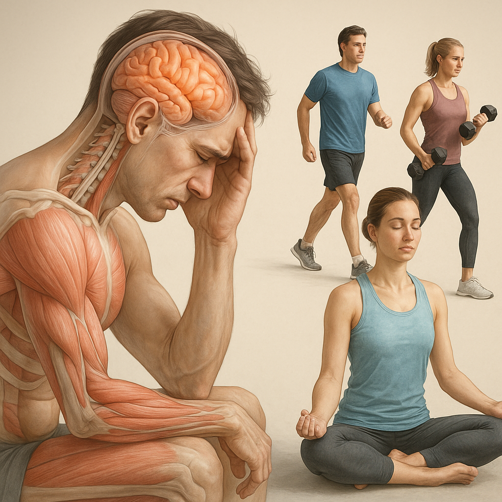 Bewegen: jouw natuurlijke bondgenoot tegen depressie - Illustration