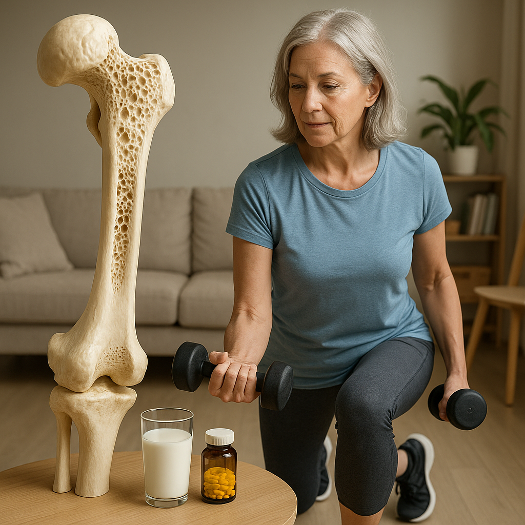 Versterk je botten: slimme manieren om osteoporose te voorkomen - Illustration