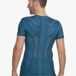 blauw posture shirt voor mannen